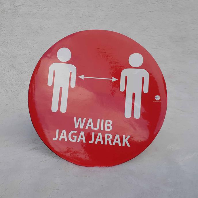 

Stiker Wajib Jaga Jarak - Versi Chromo (Mirror) FREE ONGKIR