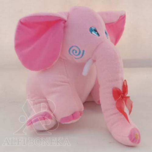 Boneka Gajah Elephant Jumbo Lucu Mainan Anak Imut Murah - Boneka mainan anak perempuan