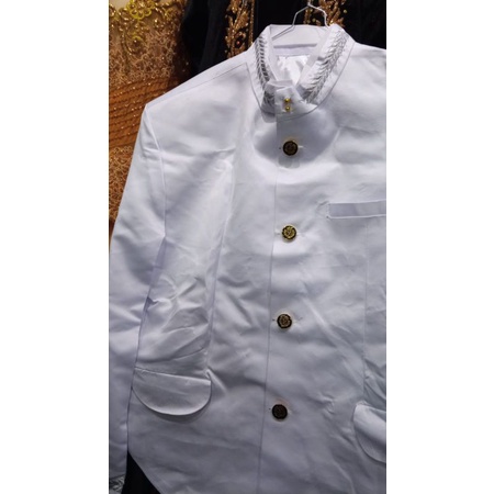 Beskap Putih Press Halus/Beskap Jawa/Beskap Pengantin