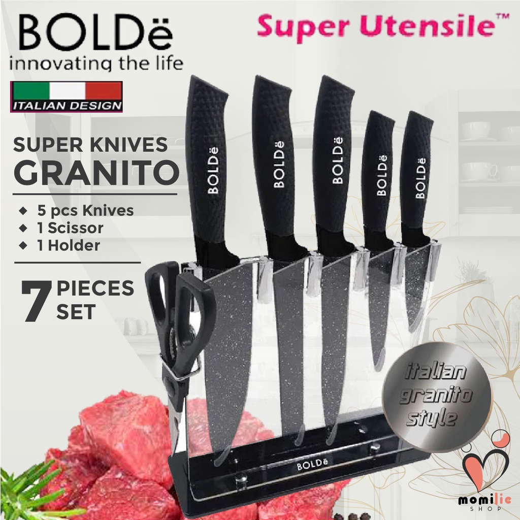 Jual Bolde Super Knives Granito Pcs Set Original Pisau Dapur