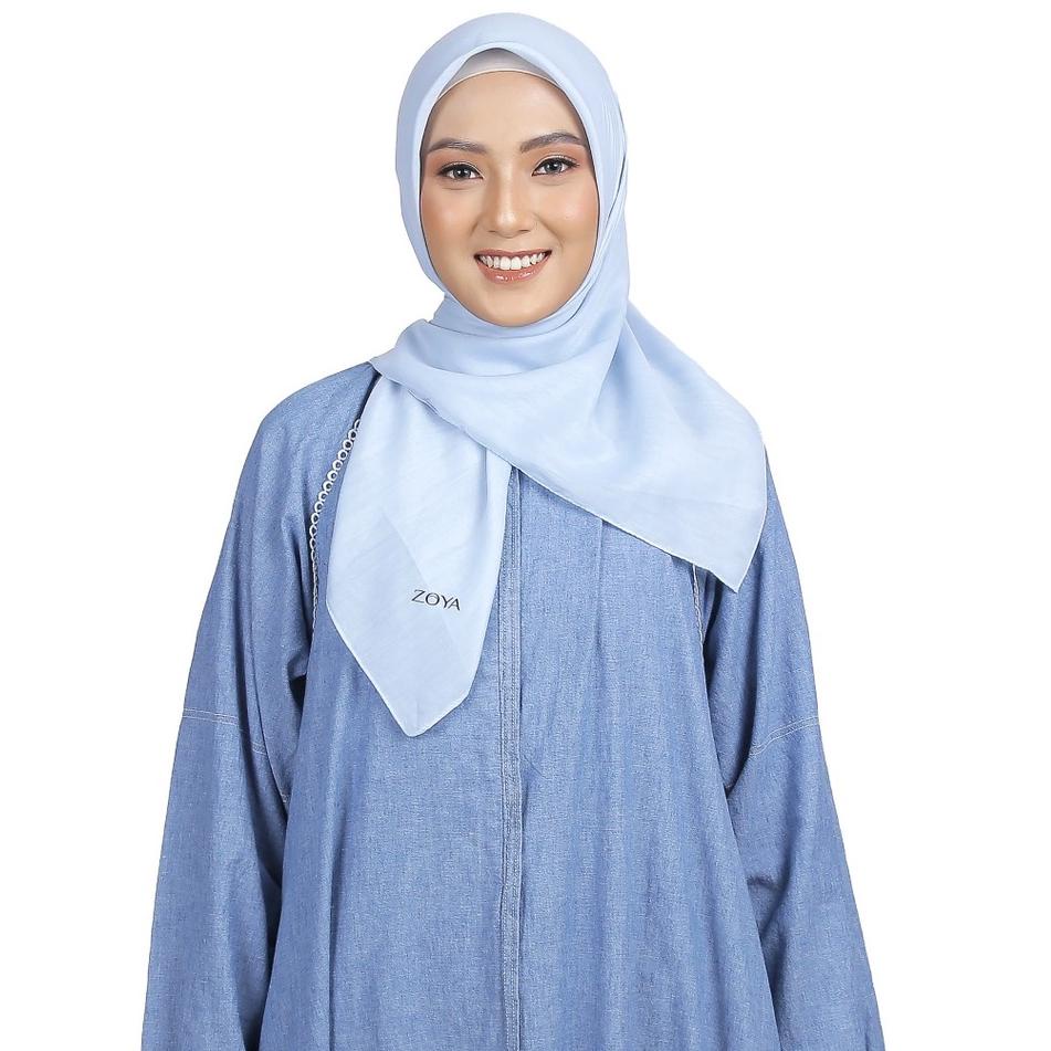 Siap Kirim.. Zoya Scarf Kerudung Hijab Segiempat Azra Scarf