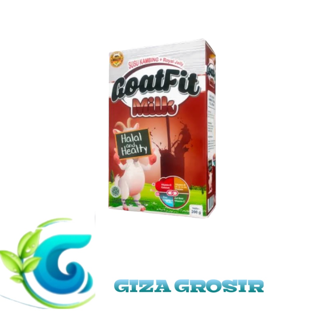 

Goat fit Milk 200 Gram Plus Royal Jelly Goatfit Susu Kambing ORIGINAL