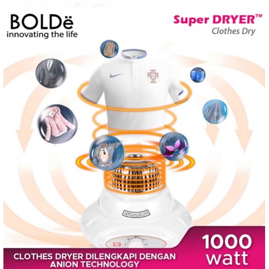 Bolde Super Dryer Pengering Baju Cepat Kering