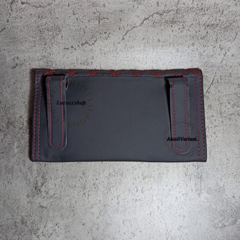 Tempat Box Tisseu Tisiu Tisu Mobil Jepit Sunvisor Kulit