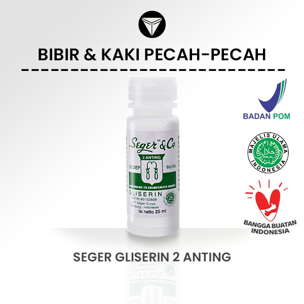 Bibir dan Kaki pecah pecah - Gliserin Glycerine 25ml