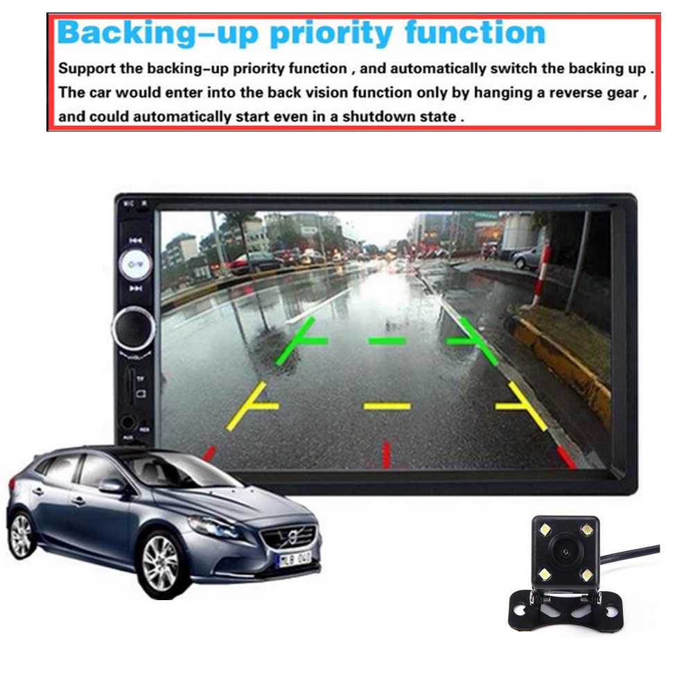 Podofo Tape Audio Mobil Media Player MP5 Bluetooth Touch Screen 7023B-Hitam