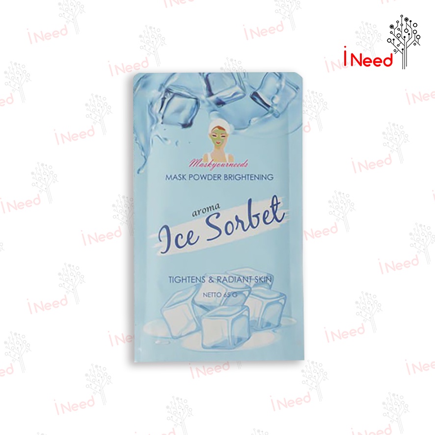 (INEED) MASKER Maskyourneeds ICE SORBET BPOM 65G