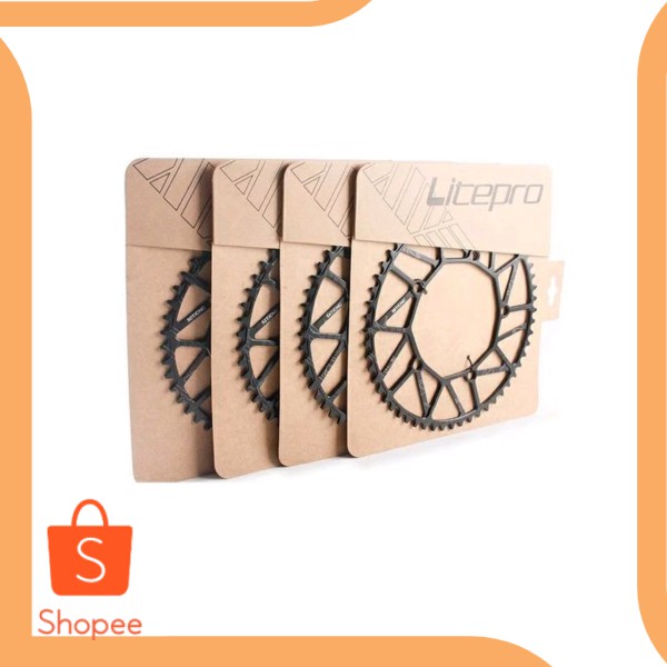 Unik Chainring Chainwheel Single Litepro BCD 130 50T 52T 54T 56T 58T Hollo Diskon