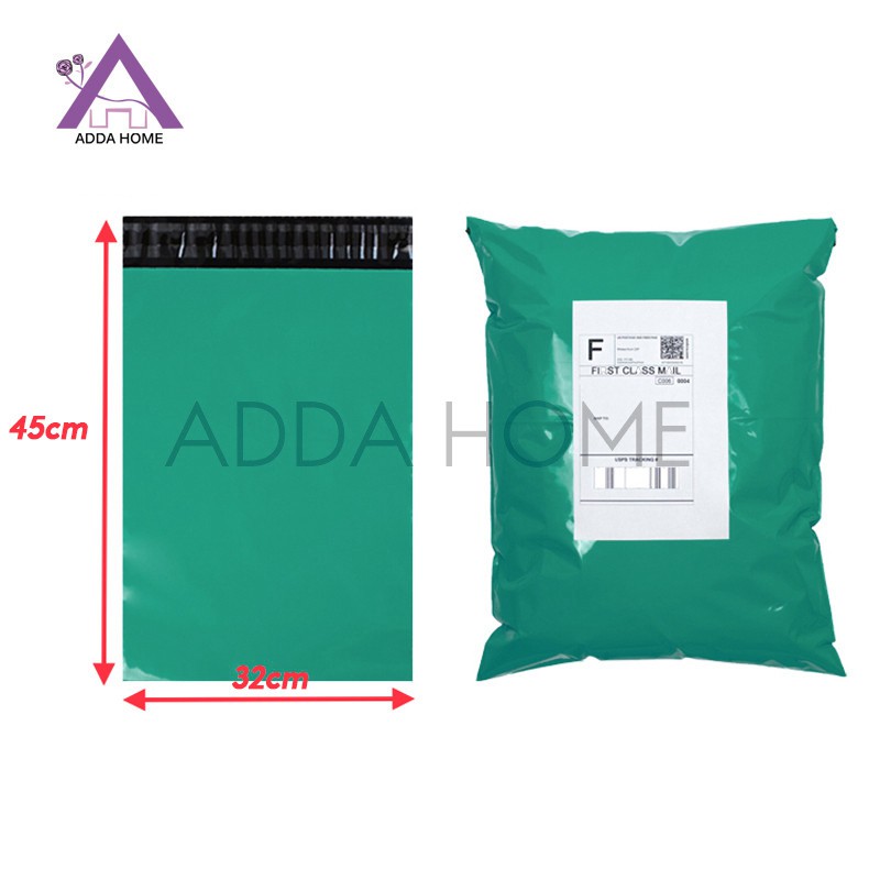 Adda Home - Polymailer Plastik Packing 32x45 cm Hijau Tua (100pcs)