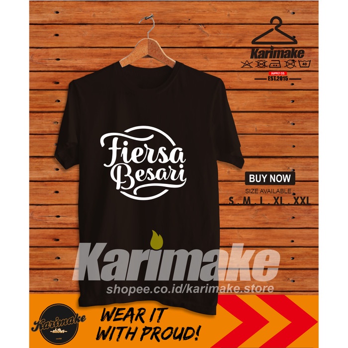 Kaos Baju Band Fiersa Besari Logo Kaos Musik
