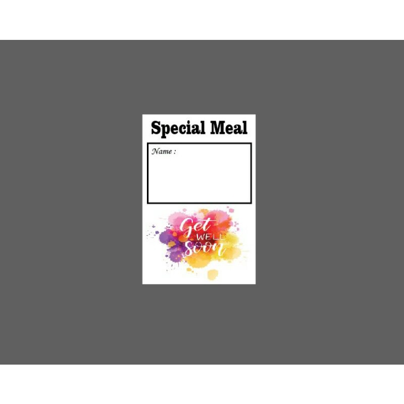 

sticker catering isoman get well soon 30 pcs