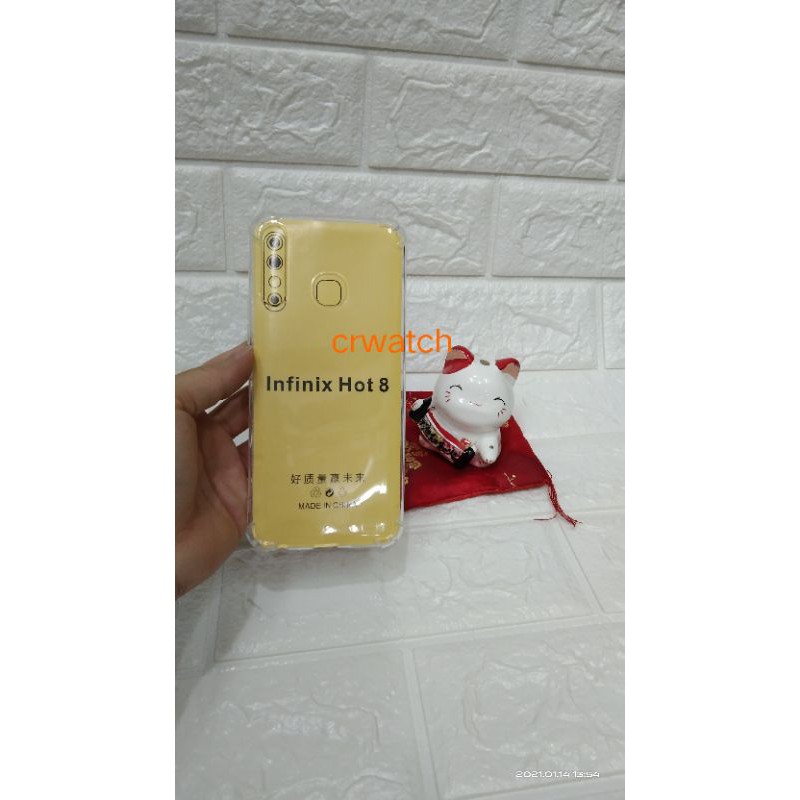 grosir anti crack infinix hot 8 softcase infinix Hot 8 silikon hp infinit hot 8 jelly case Infinix h