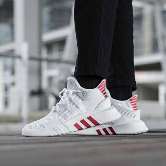 adidas eqt bask adv white red