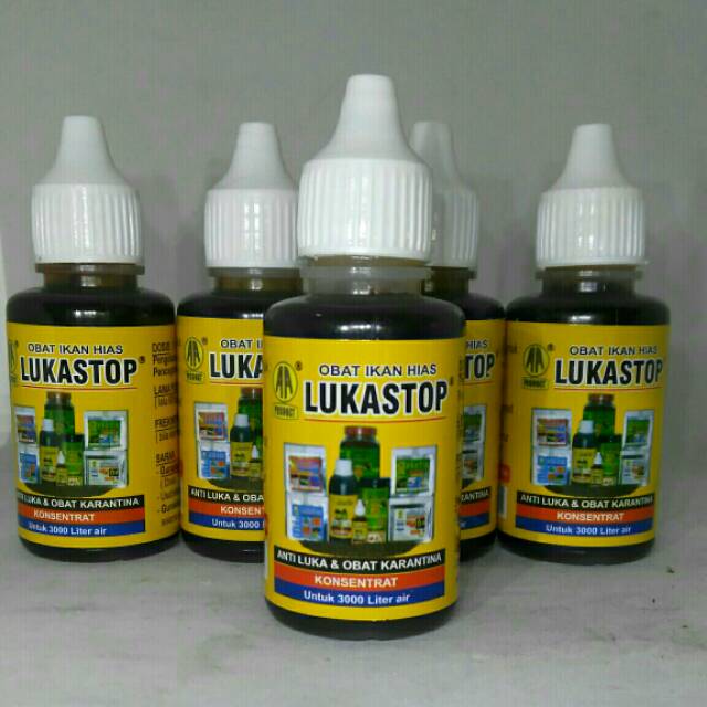 Lukastop / Obat Borok, Luka Pada Ikan (30ml)