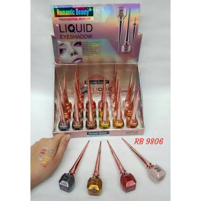 [24pcs] LIQUID EYESHADOW ROMANTIC BEAUTY