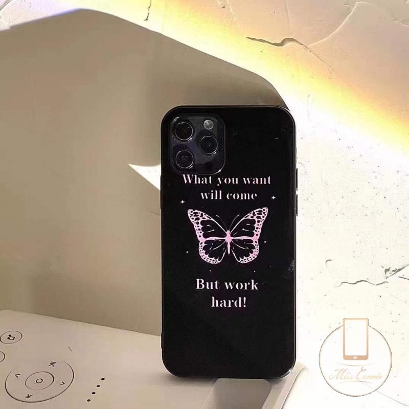 Soft Case Tpu Motif Kupu-Kupu Untuk IPhone 7 8 Plus 8 Plus 13 11 12 Pro Max XR X XS Max 7 8 SE 2020