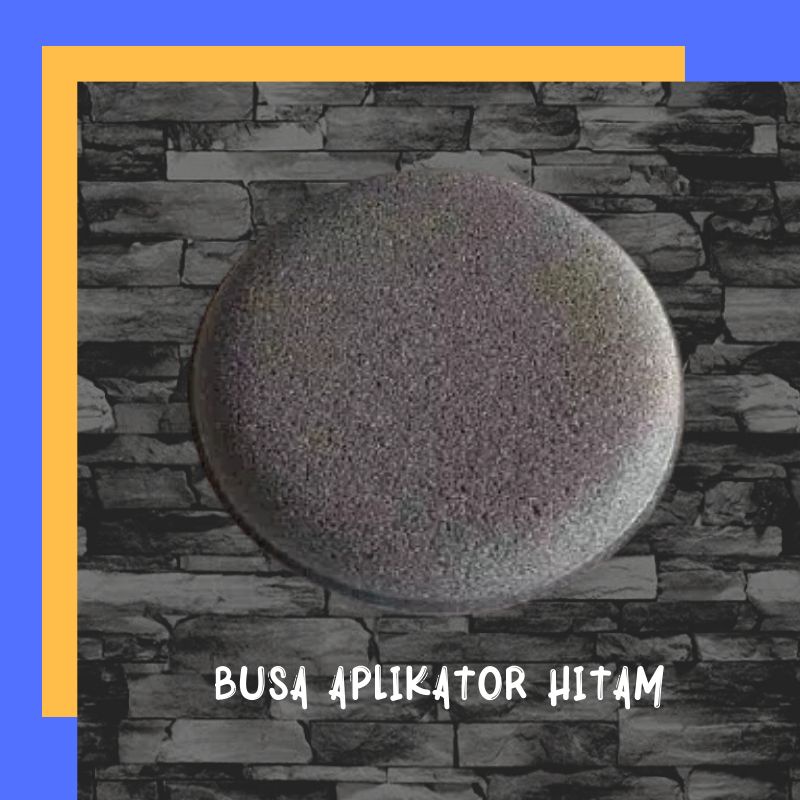 Busa Poles Mobil Motor Aplikator Pad Hitam