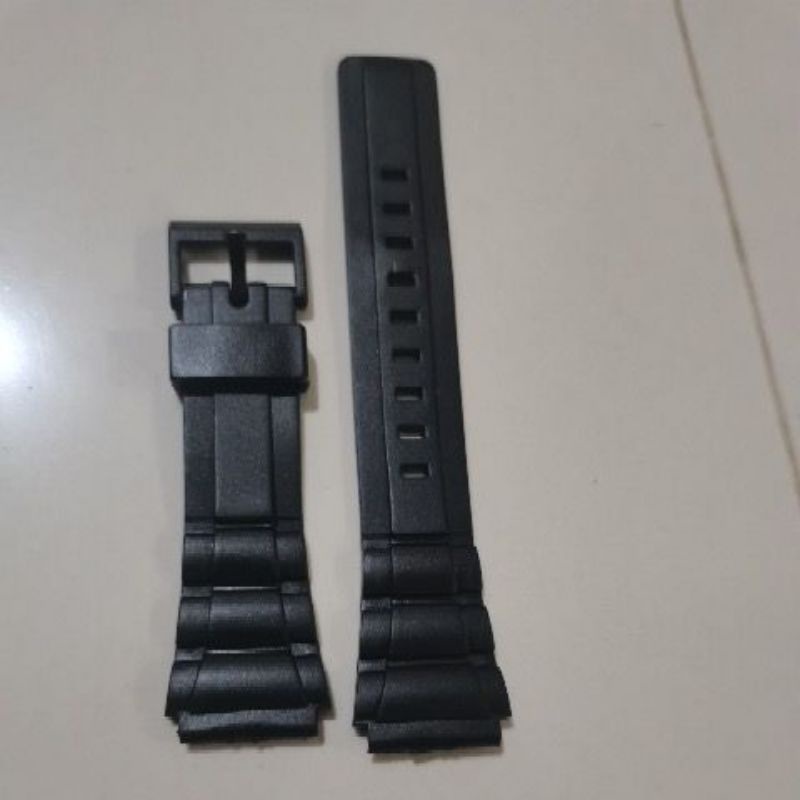STRAP TALI KARET Q&amp;Q DATABANK SUPERIOR MMW-3 MMW3 MMW3P MMW3P101Y STRAP QQ QNQ RUBBER JAM TANGAN