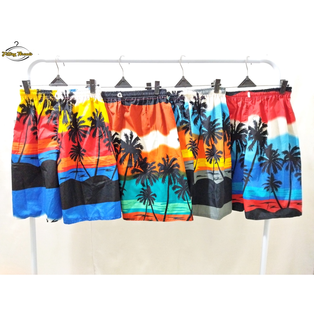 Celana Pantai Hawai Anak Remaja Dewasa / Celana Kolor Motif / Celana Pendek Boxer Harian / Celana Bali