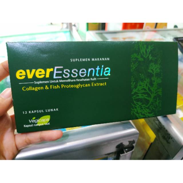 New produk Ever essentia yg mengandung colagen n fish proteoglycan extract 12 capsul