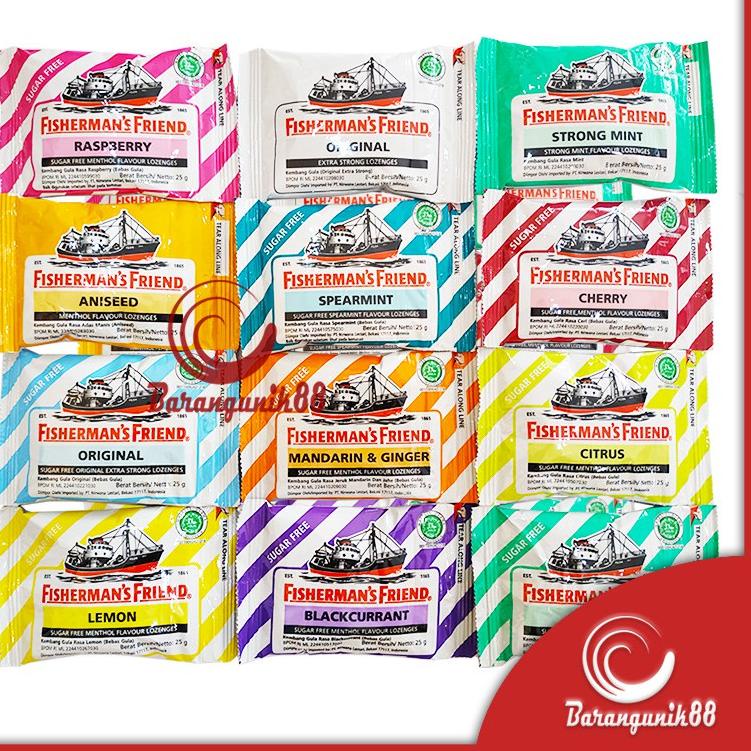 

W Permen Fisherman's Friend Original 25 gram Aneka Rasa ☤➽ 69=WW