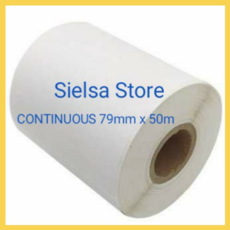 

RK LABEL STIKER THERMAL 80MM ( PANJANG 50 METER ) STICKER DIRECT THERMAL NO CUTTING NYAMBUNG