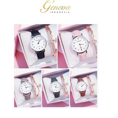 De 9mr 21e Jam Tangan Quartz Casual Strap Kulit Pu Untuk Wanita Jam Tangan Analog Quartz Casual Shopee Indonesia