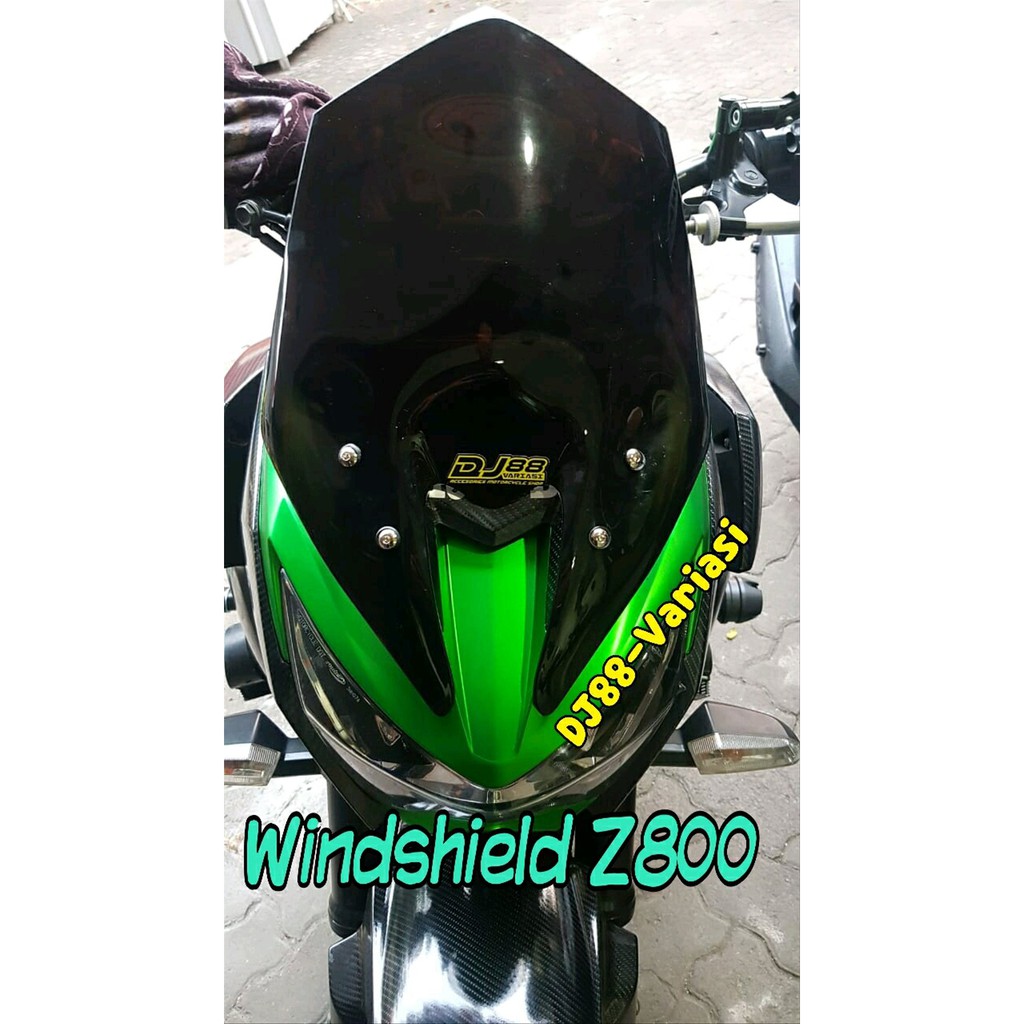 Laris Windshield Z800 Motif Puig Visor Z800 Modifikasi Z800