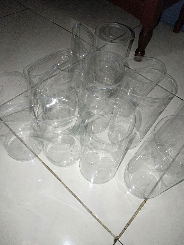 Tabung Mika 8x17 Kemasan Toples Bundar Plastik