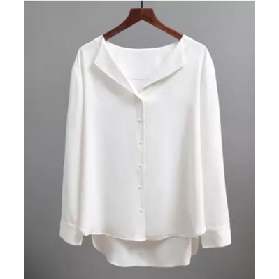 CALISSA FASHION (COD) PAKAIAN WANITA ATASAN STYLE KOREA MODEL RICA READY 4 UKURAN M-L-XL-XXL-PUTIH