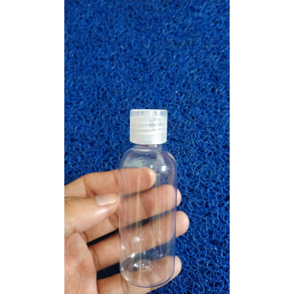 Botol PET 60 ml 60ml. FLIPTOP FLIP TOP Bening Clear Transparan Ready