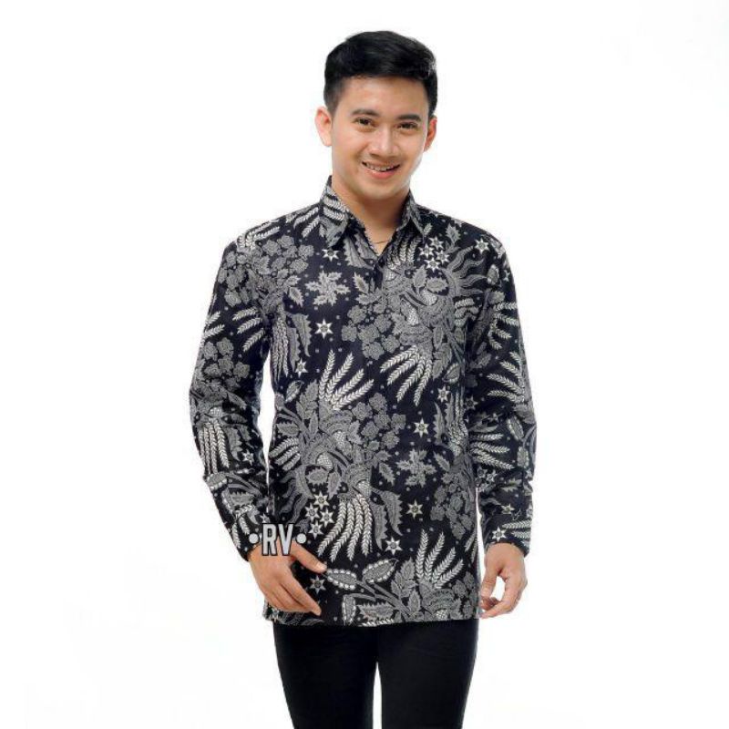 [ Bisa Bayar DiTempat ] Kemeja Lengan panjang Baju Batik kekinian