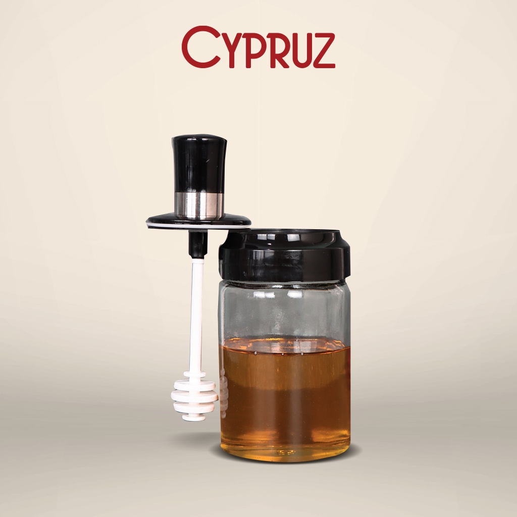 Cypruz Spice Jar / Tempat Bumbu Kaca Madu HT-0902