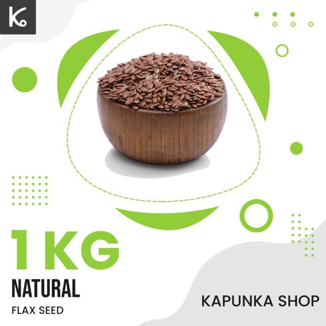 

Flexseed 1Kg / Biji Rami/Brown Flaxseed/Natural Brown Flaxseed