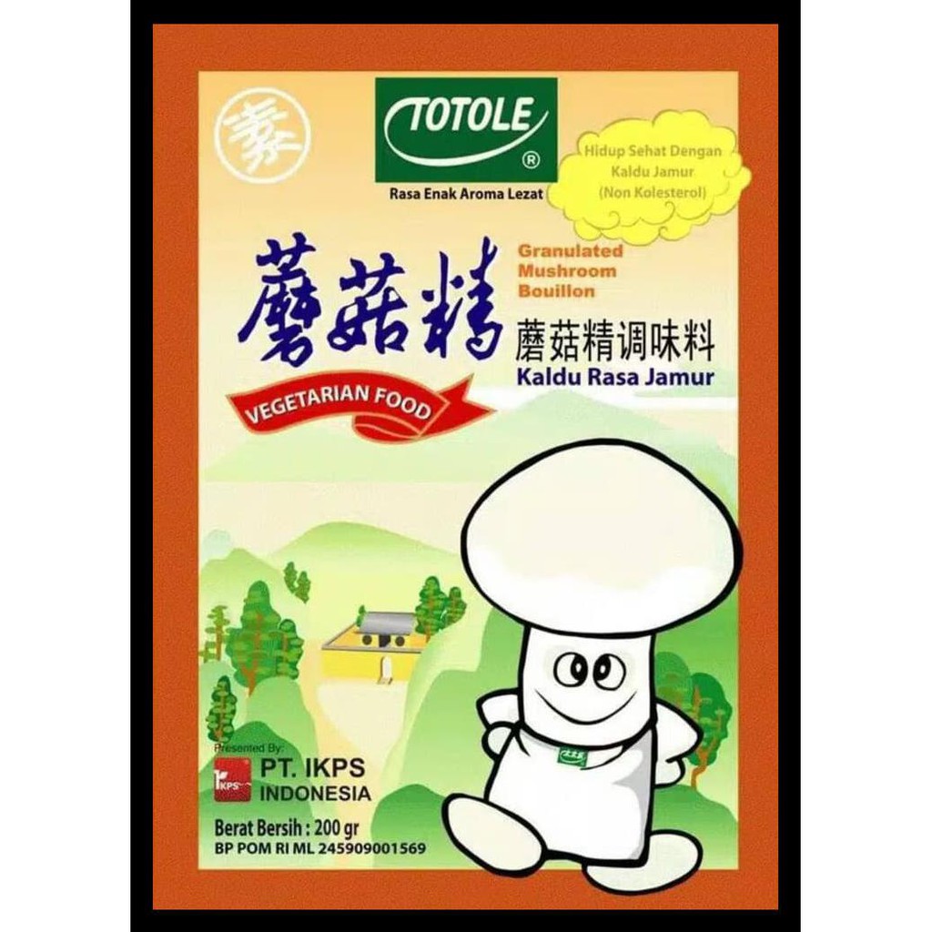 

Totole Kaldu Jamur 200Gr Non Msg Komplit