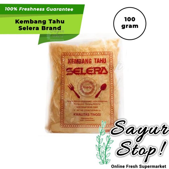 

Baru Sayur Stop Kembang Tahu Selera Cap Sendok Garpu 100 Gram