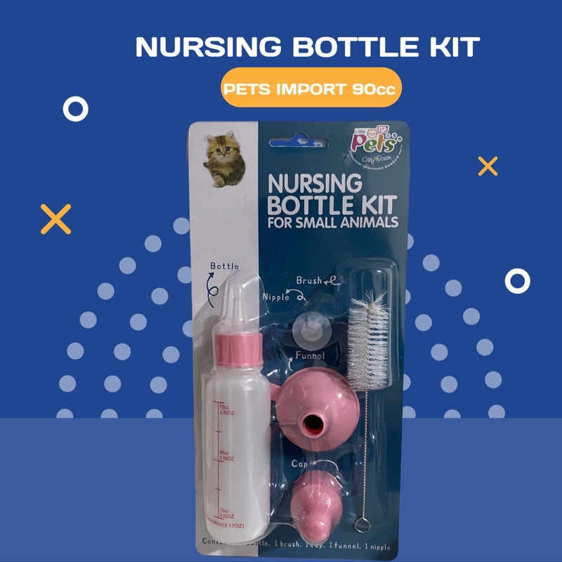 BOTOL DOT ANJING KUCING IMPORT PETS 90ML