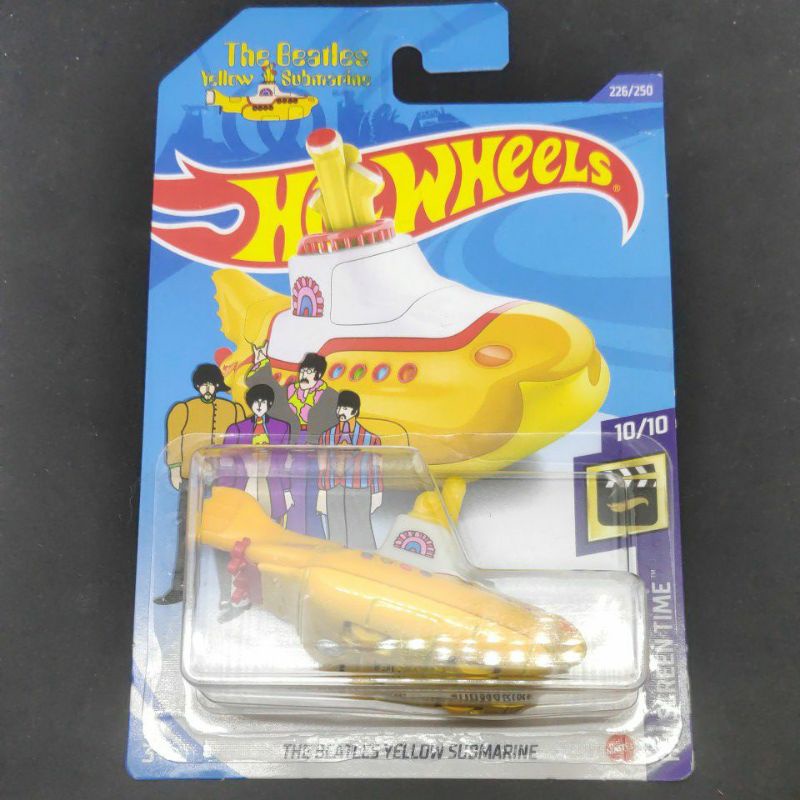 hotwheels the beatles yellow submarine