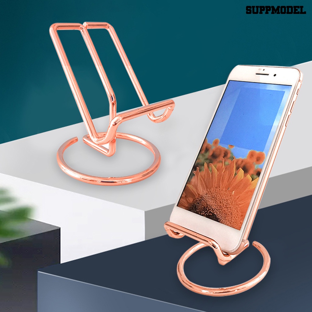 Sdl Bracket Stand Holder Handphone / Tablet Portable Bahan Besi Anti slip