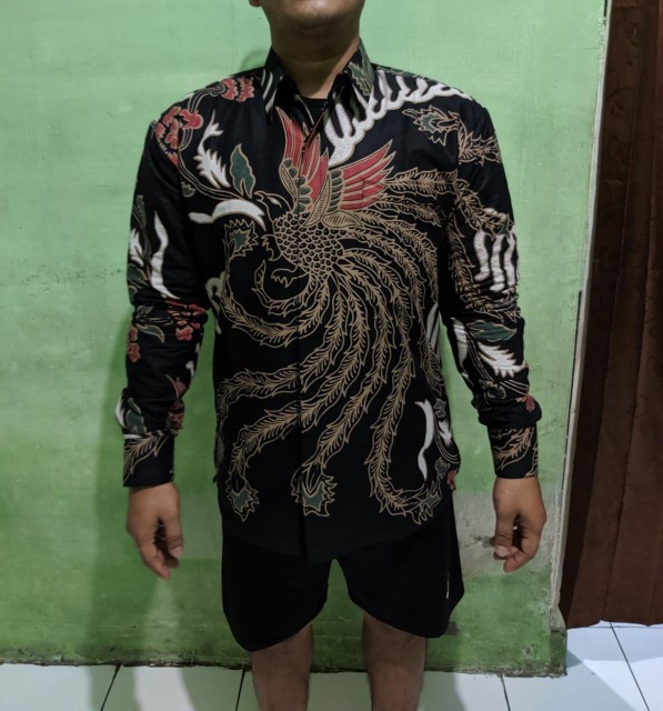 Baju Batik Pria Lengan Panjang Premium Modern Aluna Solo (pcw 009)