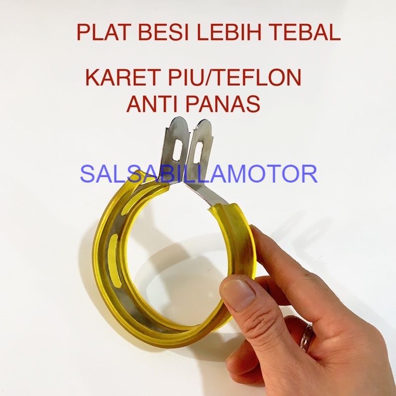 KLEMAN/BREKET KNALPOT RACING MATIC/BEBEK/MOGE KARET TAHAN PANAS