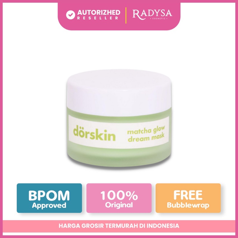 𝐑𝐀𝐃𝐘𝐒𝐀 - Dorskin Matcha Glow Dream Sleeping Mask Brightening Masker