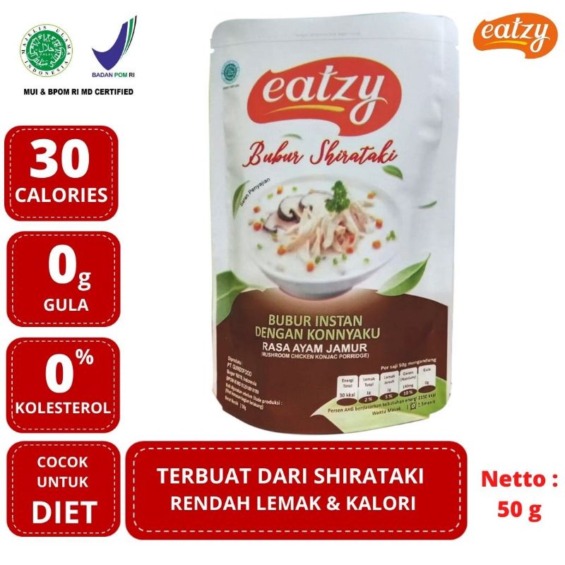 

Bubur Shirataki Eatzy Rasa Ayam Bawang