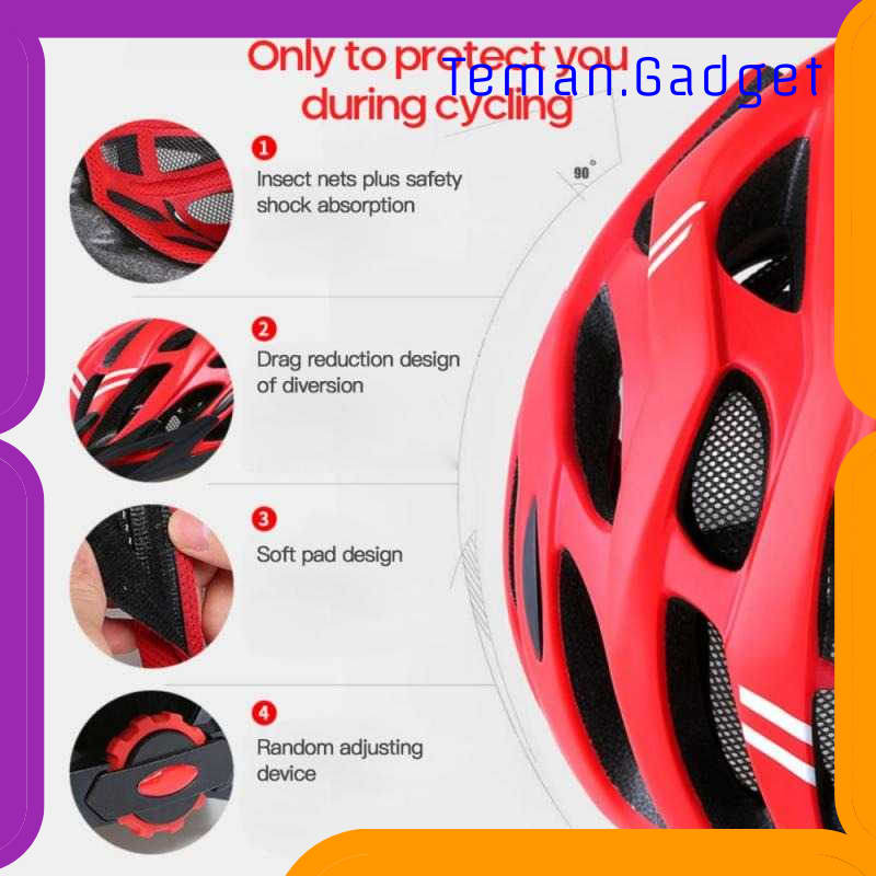 TG-IB697 BIKEBOY HELM SEPEDA ULTRALIGHT BREATHABLE BICYCLE HELMET - AM42