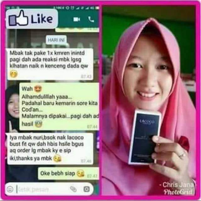 Busfit lacoco asli produk NASA