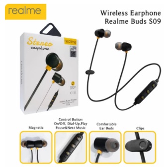 HF HANDFREE BLUETOOTH STEREO EARPHONE REALME S09