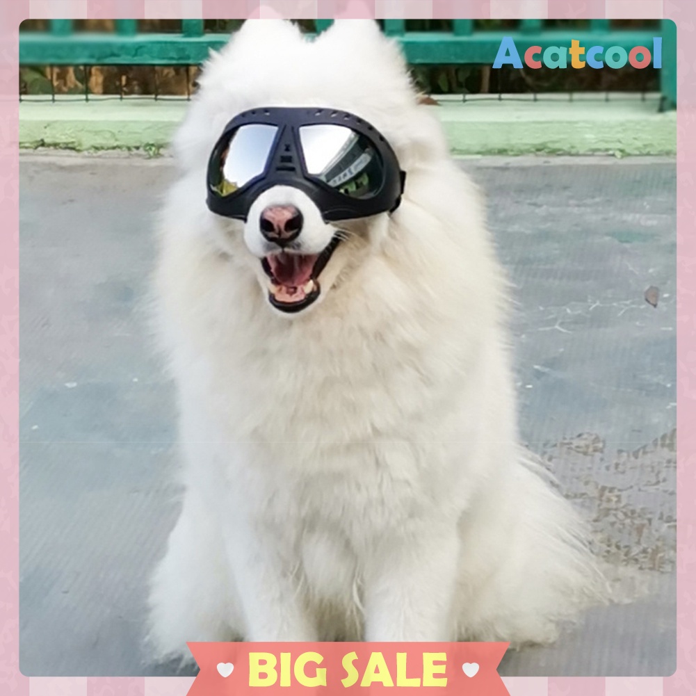 Cool Dog Sunglasses Anti-UV Goggles Pet Eye Wear Summer Glasses Accessory