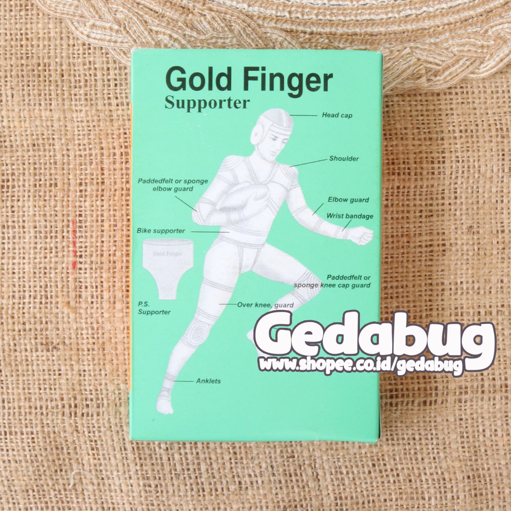 CD Suporter GOLD FINGER | Celana dalam karet Lembut | CD Olahraga Hernia / Turun Berok