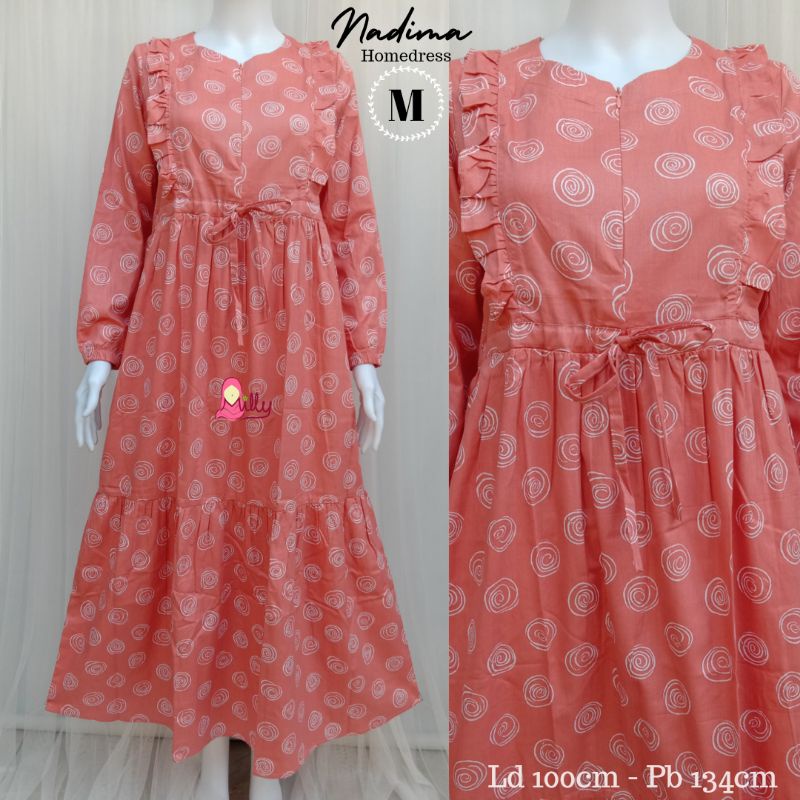 HOME DRESS GAMIS KATUN JEPANG ORI BAJU LEBARAN