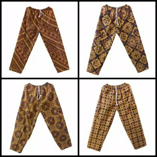 Celana kolor motif batik